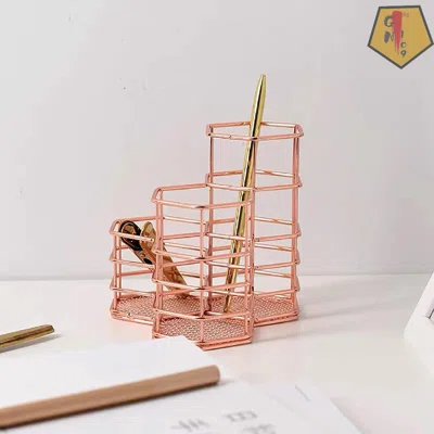 3 In 1 Pen Holder,Stationery 3 In 1 Desk Organizer Pencil Holder