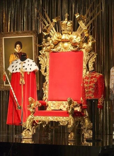 Michael Jackson Throne Chair Replica Completely Handmade & Hand Carved From Ebony With Gold Leaf