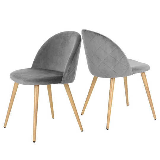 Homylin Velvet Dining Chair (Set of 2)