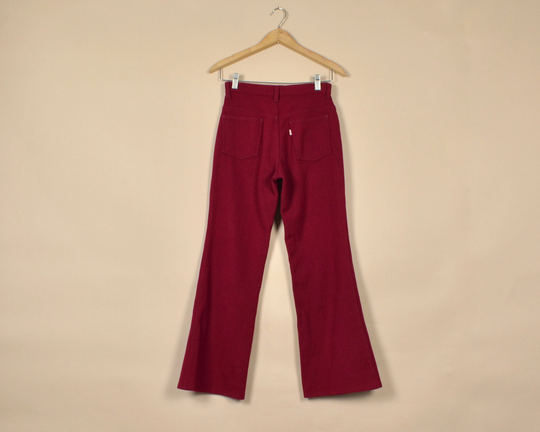 Levi's For Gals Big E Red Flare 70S Pants