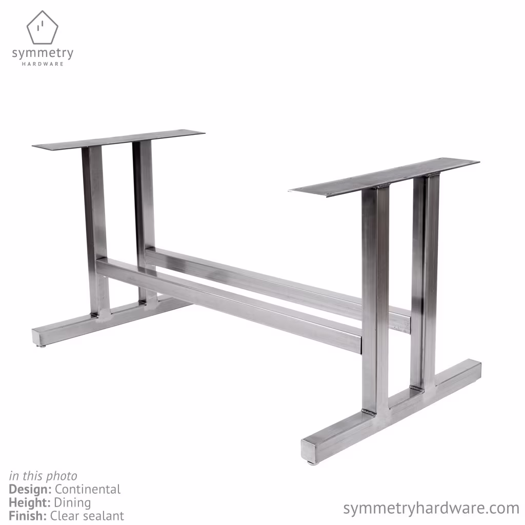 The "Continental' Custom Metal Table Base - Dining Height/Bar Height Whole Base