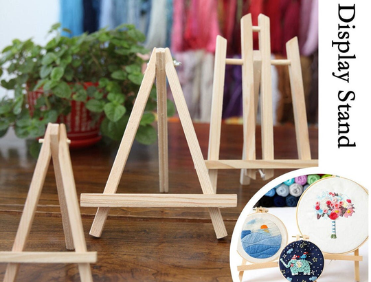 Hoop Holder, Tripod Display Easel, Table Top Easel, Stand, Embroidery Stand, Wooden Easel Stand, Wooden Display