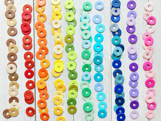 Tiny Colorful Circles Die Cut/Random Colors Reinforcement Circles | Not Stickers/ 3 Sizes/ Assorted Colors/ Set Of 30