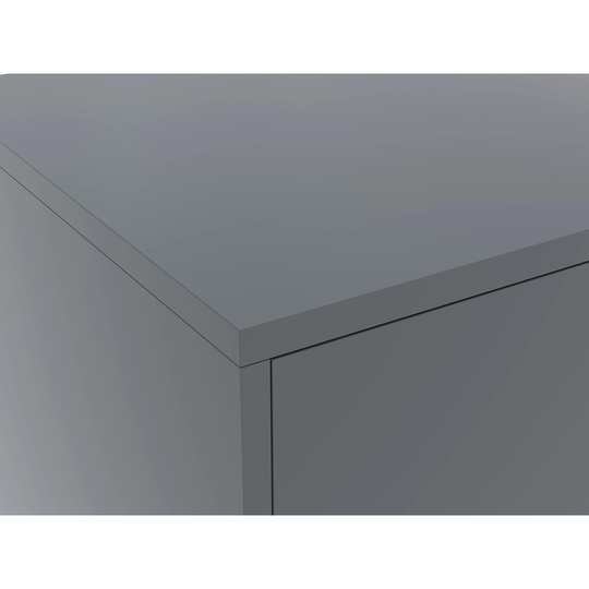 3-Tier Metal Office Cabinet with 6 Doors