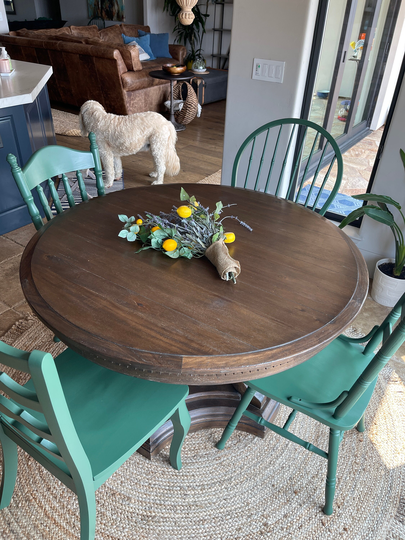 Farmhouse Chairs Painted Set Of Four Vintage Farm Chairs You Choose The Style & Finish Rustic Provincial Dining