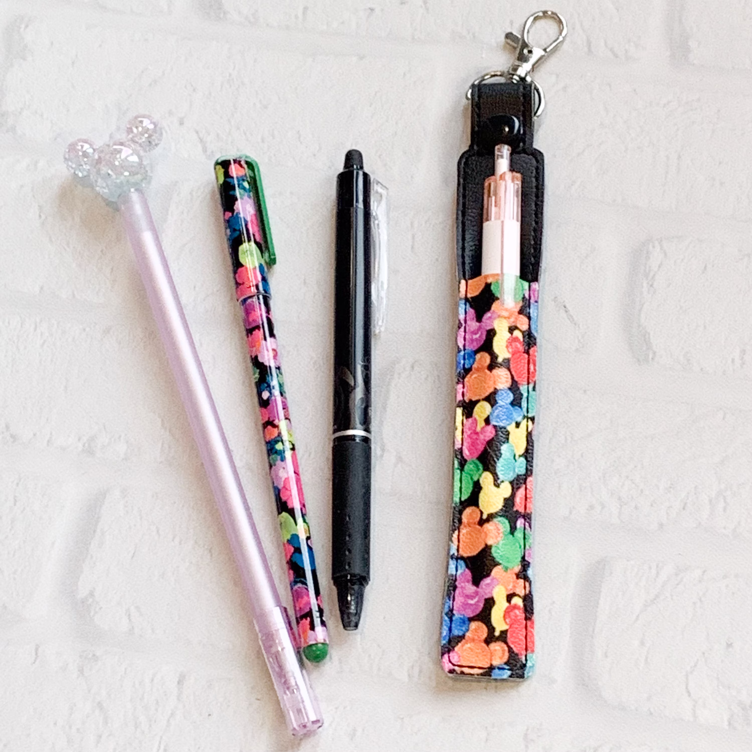 Magic Mouse Balloon Pen Or Pencil Holder Keychain, Stylus Holder, Mouse Keychain Case, Pen Holder, Teacher Lanyard Gift Idea