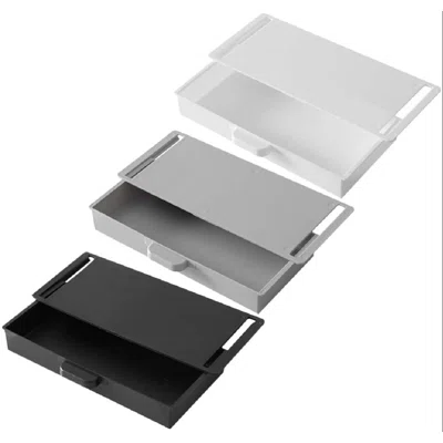 3Pcs Under Desk Drawer Organizer Slide Out Hidden Table Storage Drawer Tray Self- Adhesive Stationery Pencil Holder For Office School Home