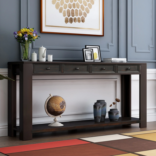 Console Table Entryway Sofa Table with Drawers
