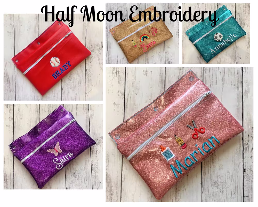 Personalized Pencil Bag | Pouch 3-Ring Case School Supply