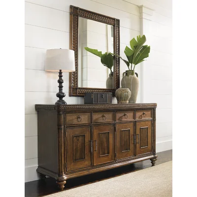 Bali Hai Coastal Beveled Dresser Mirror