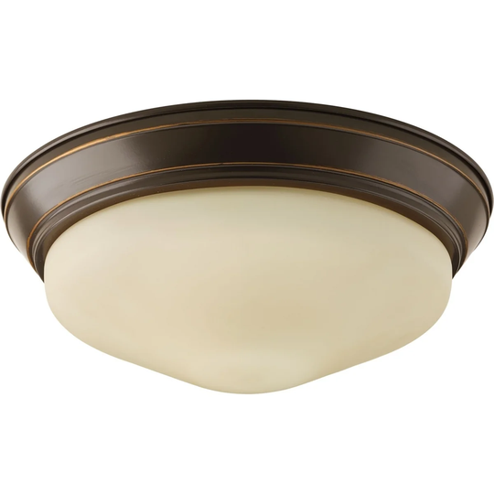Progress Lighting Bronze Steel 11-inch LED Flush Mount with AC Module