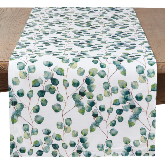 Eucalyptus Leaf Long Table Runner