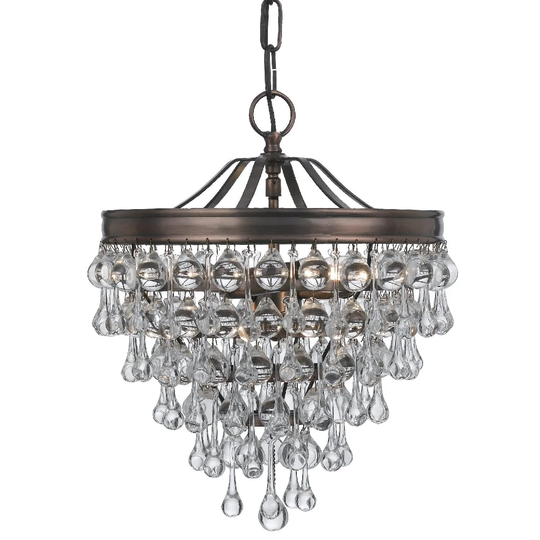 Crystorama Lighting Group Calypso 3 Light 12" Wide Convertible