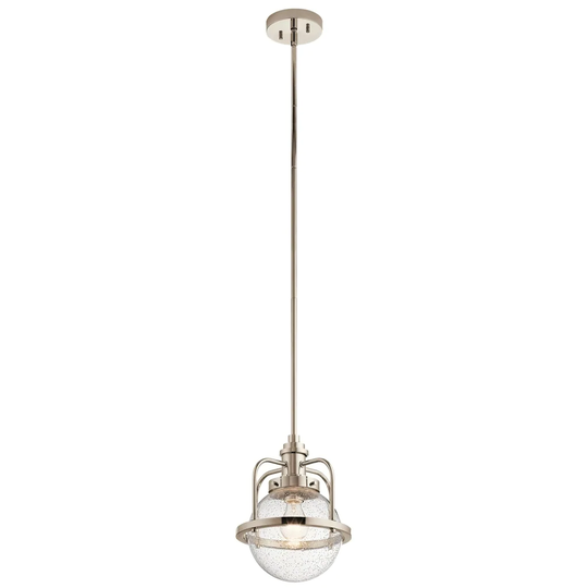 Kichler Lighting Triocent Collection 1-light Polished Nickel Pendant/Semi-Flush Mount - Polished Nickel - Polished Nickel