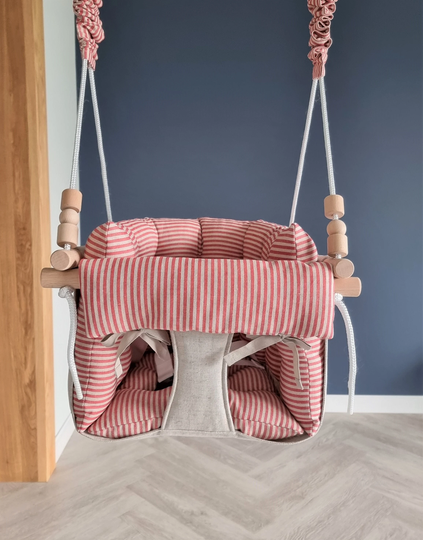 Toddler Indoor Swing, Hanging Chair Kids Hammock, Garden Baby Rope Swing Seat, Schaukel, Bouncer, Cocoon, Hanging