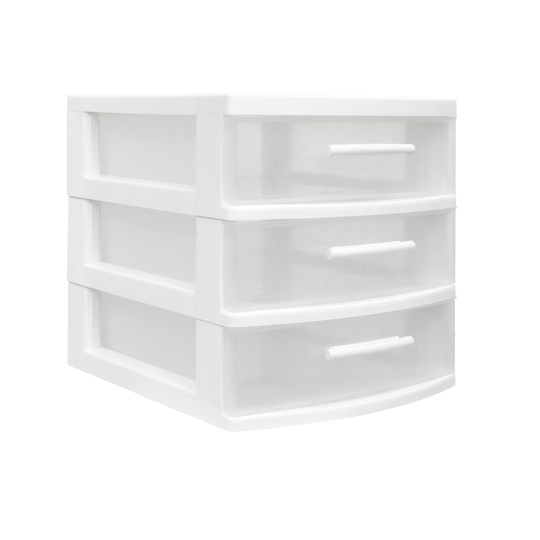 MQ Eclypse 3-Drawer Plastic Storage Unit