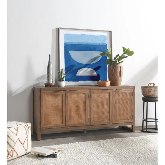 Ladera 4-Door Sideboard By Kosas Home - 32Hx68Wx12D