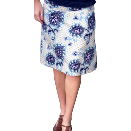 A Line Skirt, Purple, Paisley, Amy Butler, Arabesque, Simple A-Line Custom Made in All Sizes, & Lengths