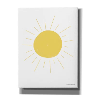 Happy Sun by Rachel Nieman - Wrapped Canvas Painting