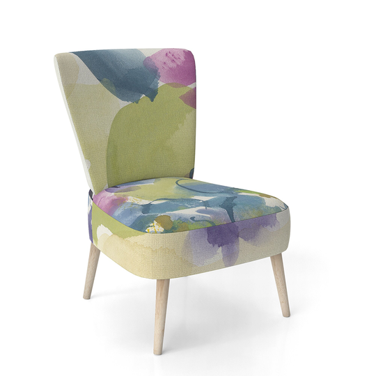 Designart 'Spring Bouquet II' Upholstered Traditional Accent Chair