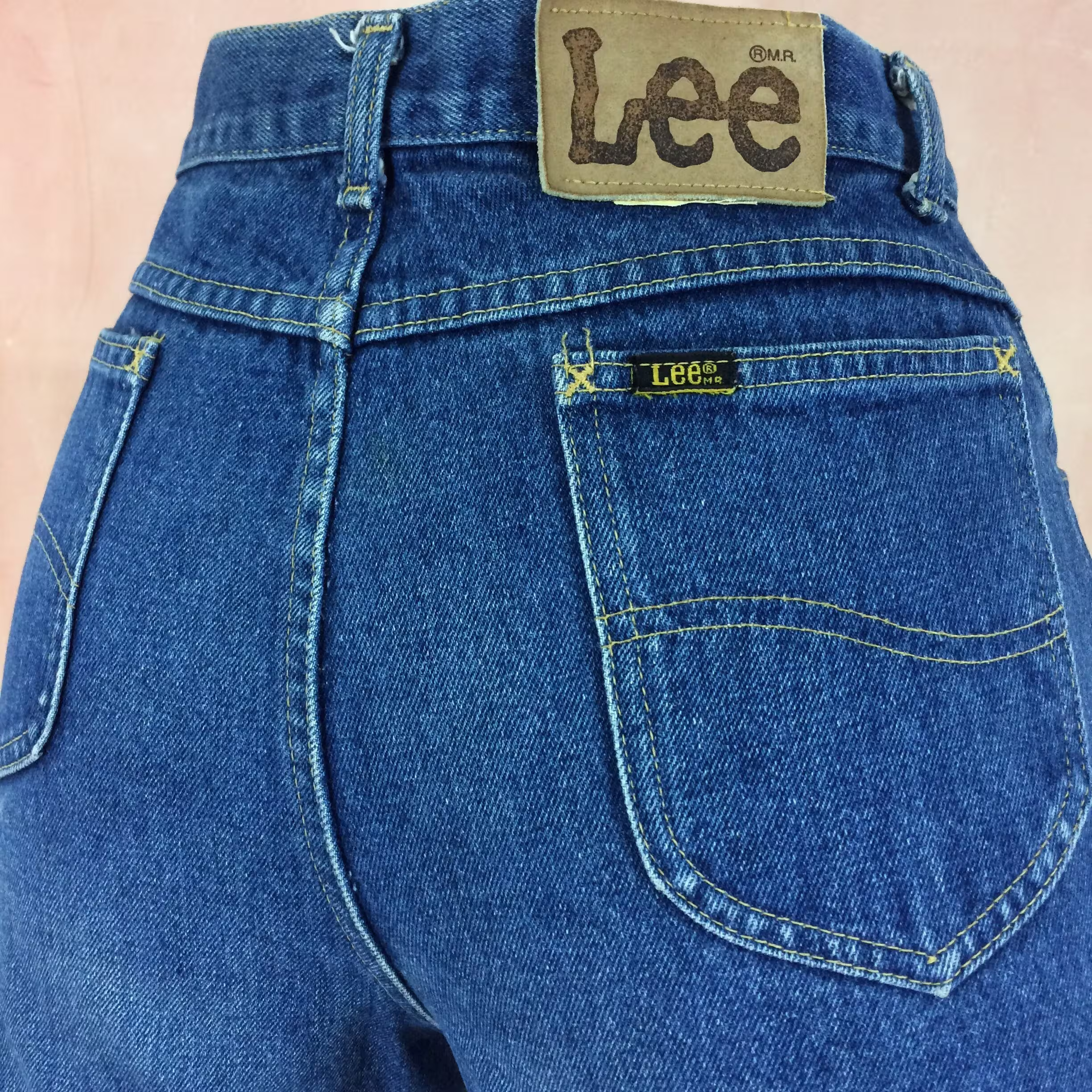 Size 28 Lee Riders Vintage Jeans W28 L31 High Waisted 90's Western Classic Mom Boyfriends Girlfriends Made in Usa
