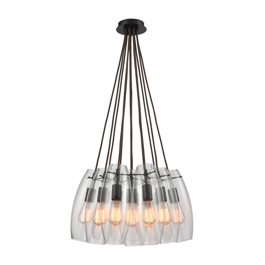 Elk Pendant Options 12-light LED Pendant in Oil Rubbed Bronze