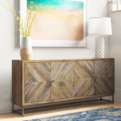 Stratton 68" Wide Mango Wood Sideboard