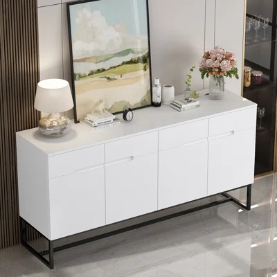Beaverton 59.1" Wide 4 Drawer Sideboard