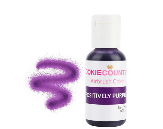 Positively Purple Airbrush Color .75 Oz - Highly Pigmented Purple Airbrush Coloring With Superior Strength & Spray-Ability