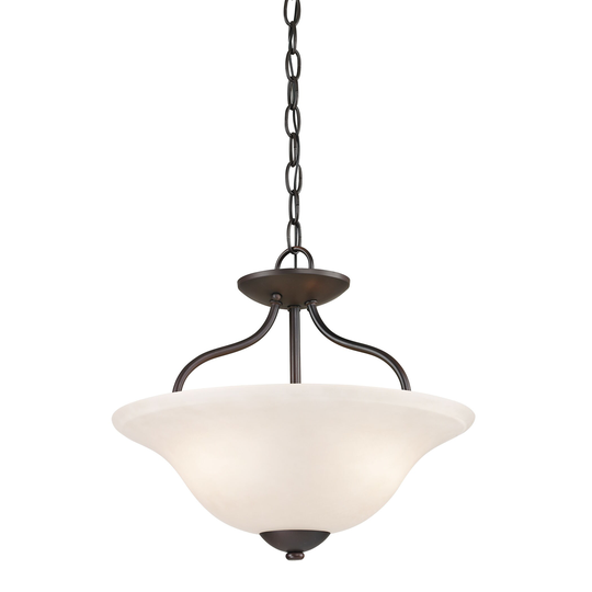 Cornerstone Oil Rubbed Bronze Conway 2-light Semi-Flush