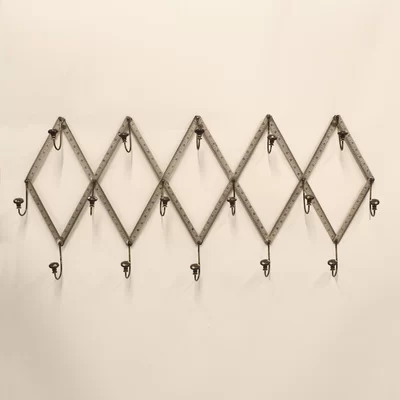 Wall Mounted Ruler Coat Rack