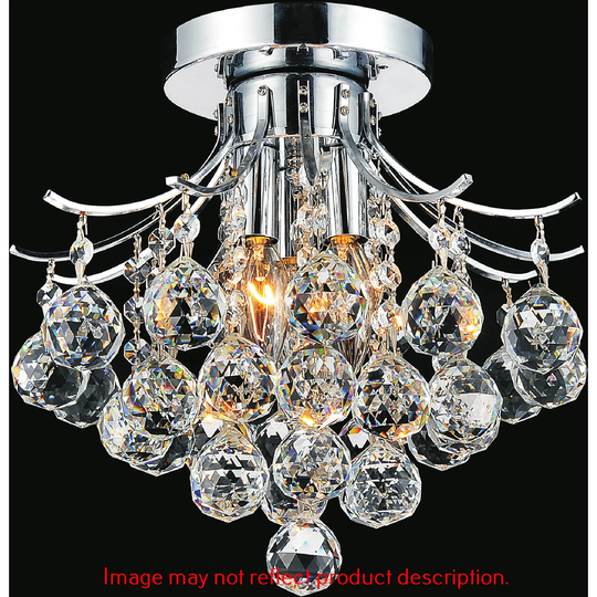 Princess 3 Light Flush Mount With Gold Finish