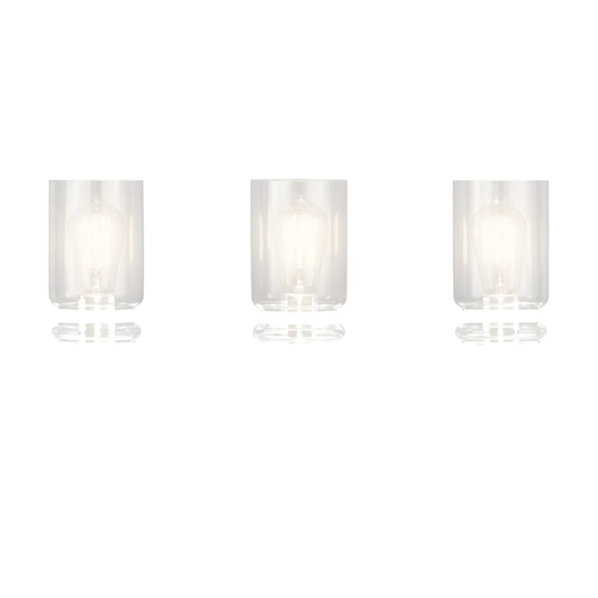 Kichler Lighting Brinley Collection 3-light Brushed Nickel Bath/Vanity Light