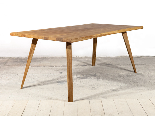 Modern Dining Table, Wooden Solid Wood Table From Oak/Dining Room Modern Dine Scandinavian