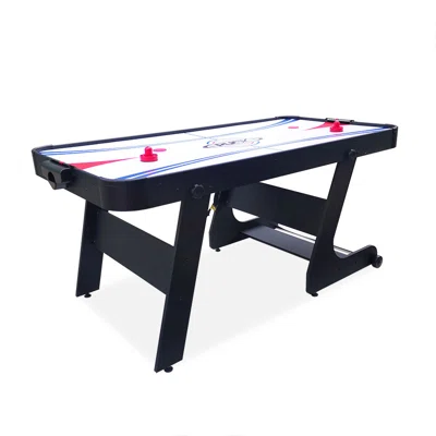 PUCK Eros 5.5-Foot Folding Air Hockey Table (Black)