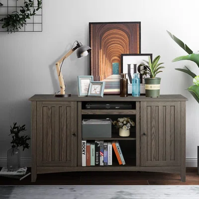 Kitchen Storage Buffet Cabinet, Accent Sideboard,white