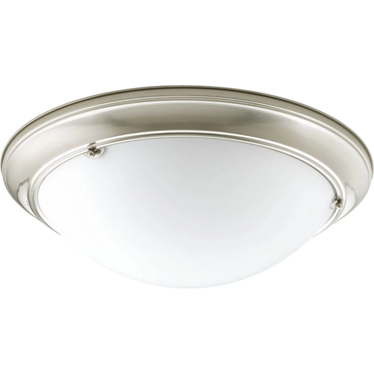 Progress Lighting Silvertone 3-light Semi-flush Mount Fixture