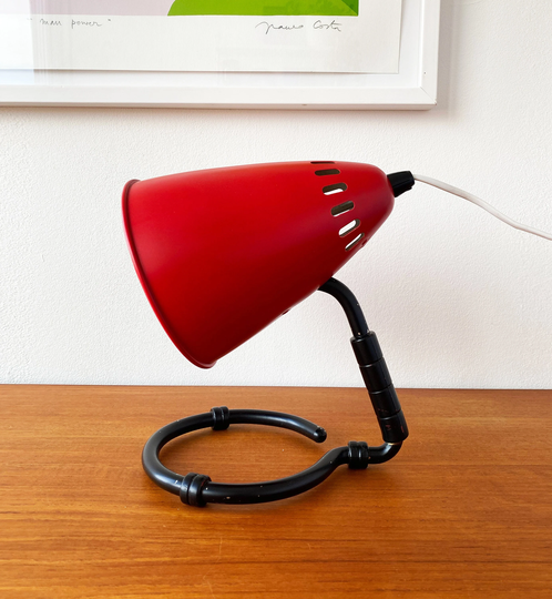 Osram Metal Table Lamp | 50S 60S German Mid-Century Modern Office Desk Light Bedside Table Wellness
