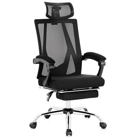 Costway Mesh Office Chair Recliner Desk Chair Height Adjustable