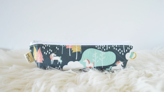 Once Upon A Fairytale Boho Pencil Case/Apple Cute Mini Makeup Bag Kids
