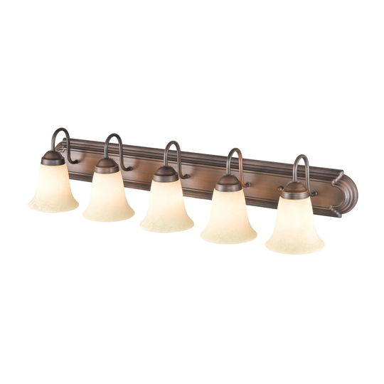 Millennium Lighting 5 Light Metal Vanity Fixture in Rubbed Bronze - N/A