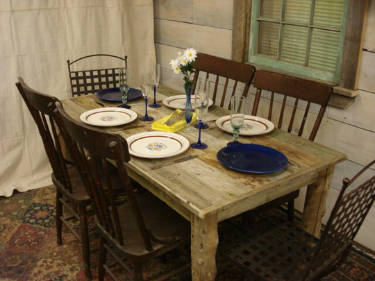 Driftwood Table, Beach House Table | 54" X 31" Deep 30 To 36" High | Pictured Is 54" 30" 29"H