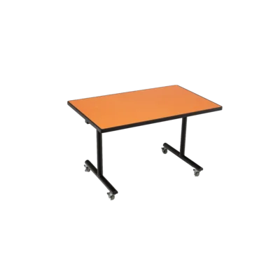 Mobile Folding Booth Rectangular Cafeteria Table