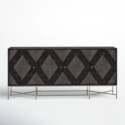 Giles 75" Wide Mango Solid Wood Sideboard