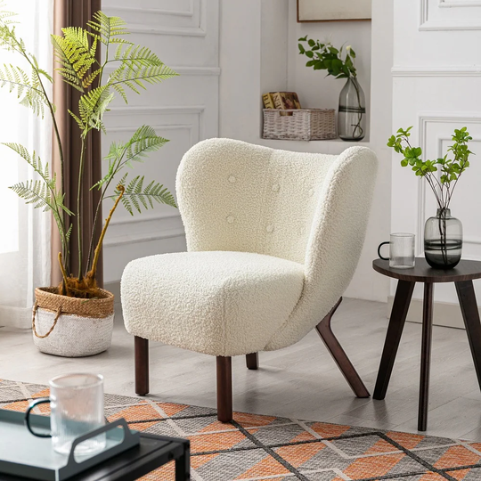 Modern Accent Chair Wingback for Living Room Bedroom