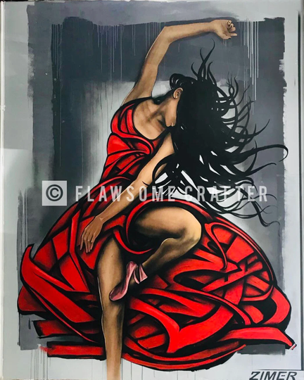 Diamond Painting Dancing The Night Away 50x70 Square Drills W/2 Ab's