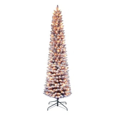7' 5'' H White Pine Christmas Tree with 300 Lights