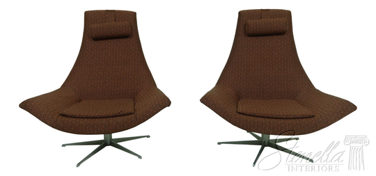 Lf33176Ec Pair Mid Century Modern Chairs in The Manner Of Anne Jacobsen