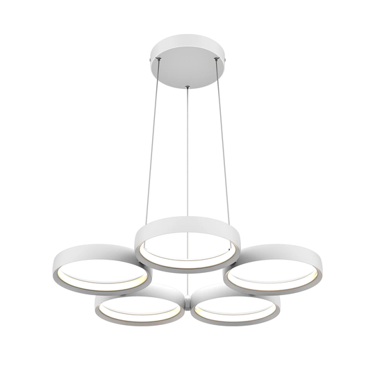 DALS Lighting 5 Rings LED Pendant - 25 Inch