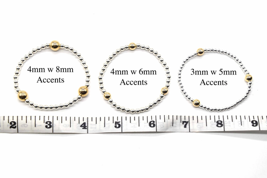 sterling Silver Bead Bracelet, Bracelet Cape Cod, Cod Beaded Girl Gift
